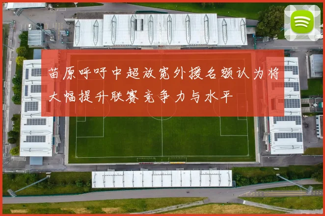 苗原呼吁中超放宽外援名额认为将大幅提升联赛竞争力与水平